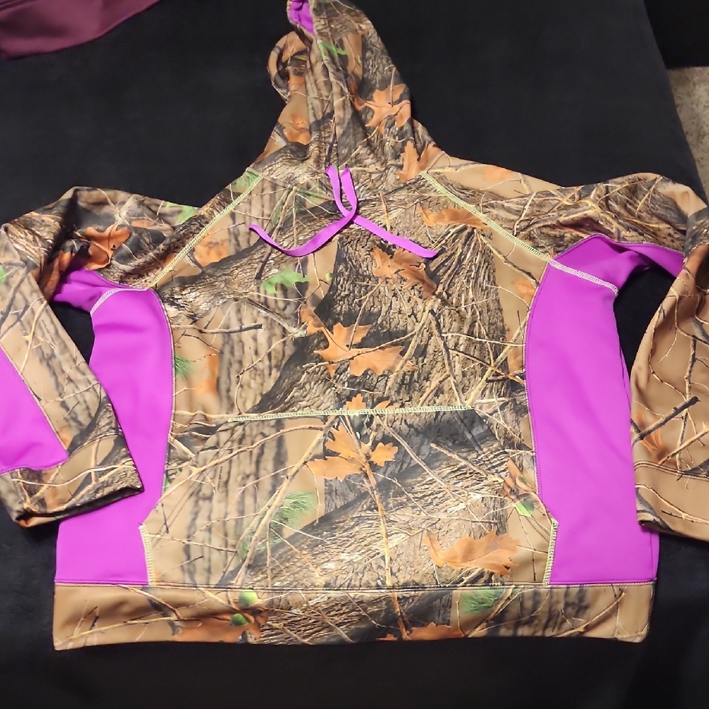 Camo and Pink Women's Hoodie